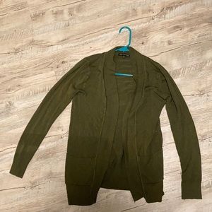Green cardigan